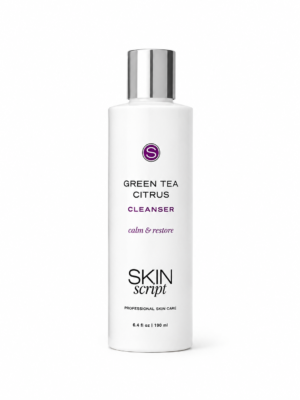 Skin script green tea cleanser.
