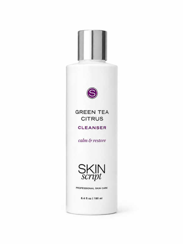 Skin script green tea cleanser.
